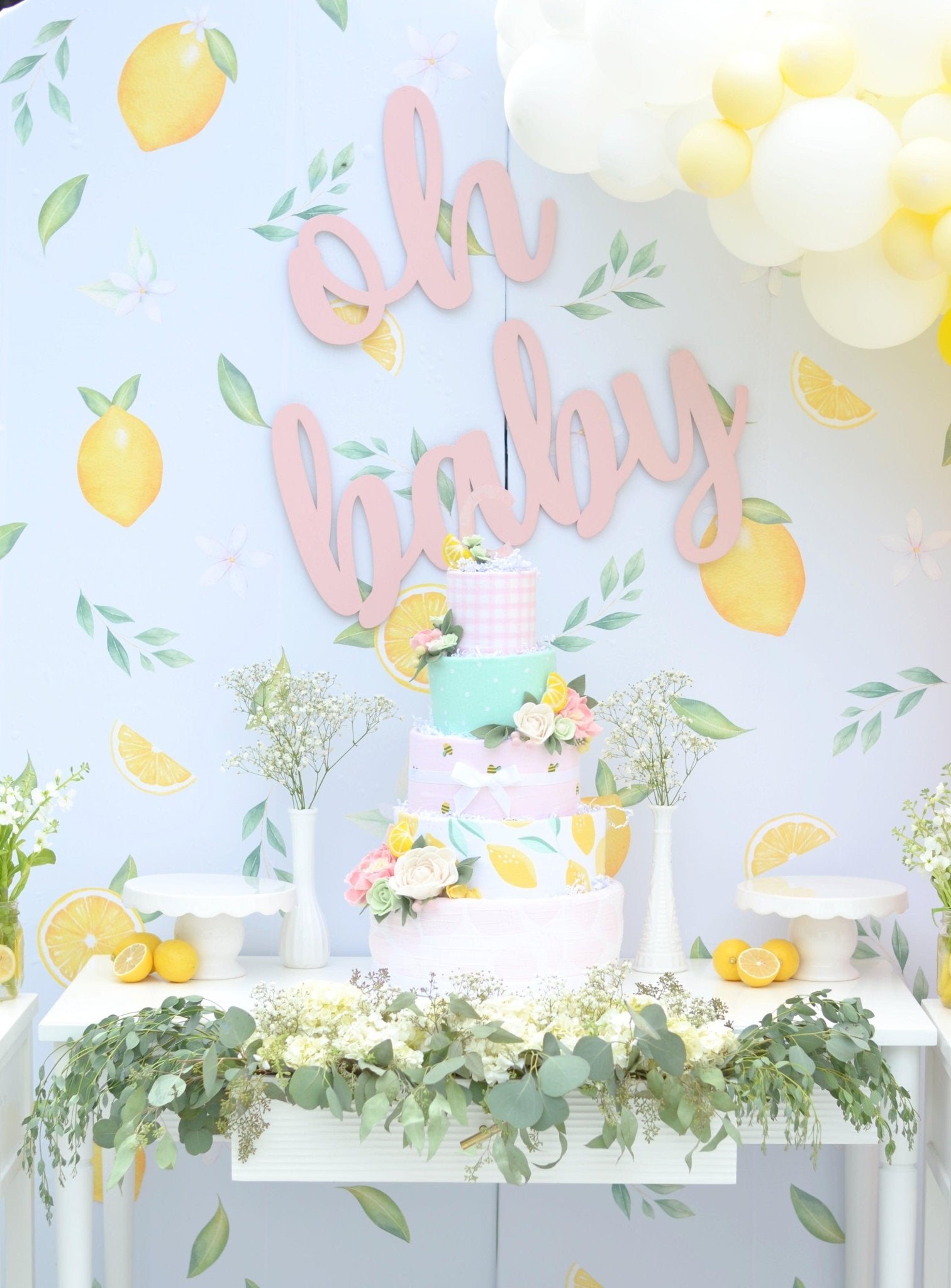 A Lemon Themed Baby-Q Shower – Baby Blossom Company