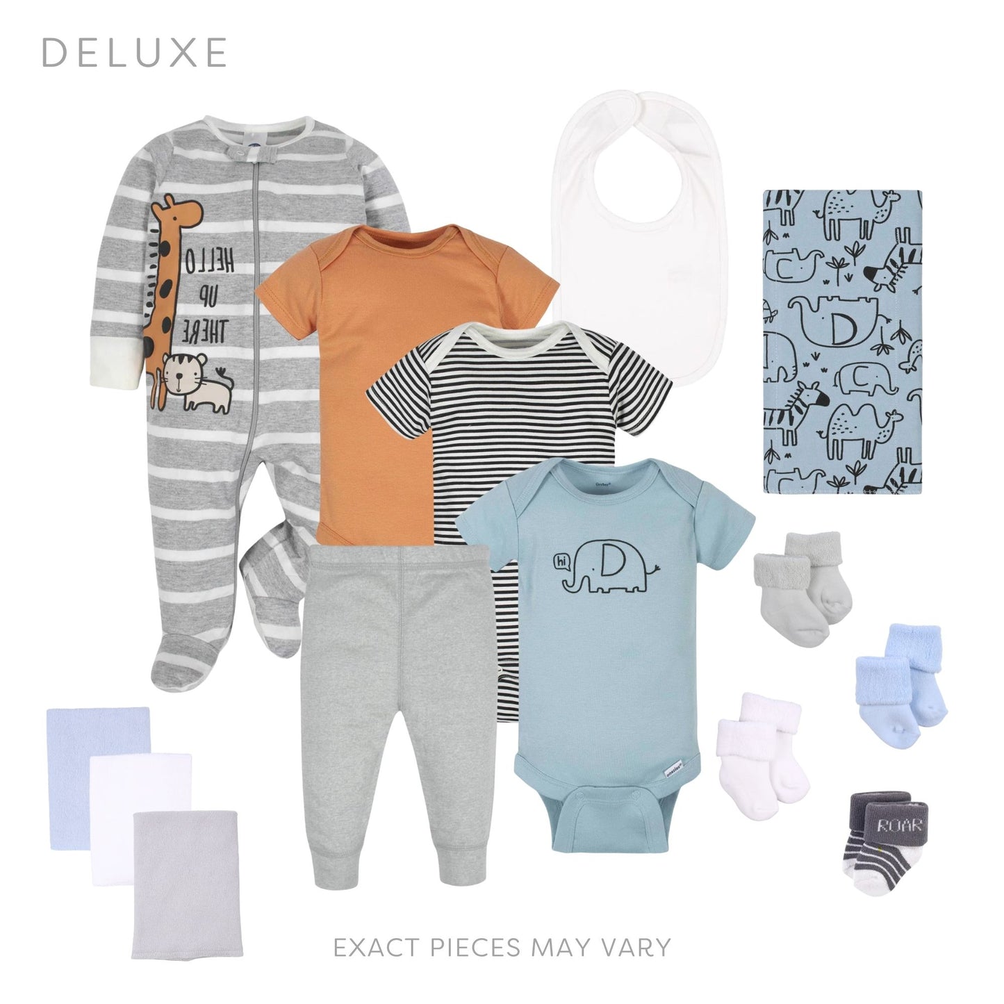 Jungle Buddies Baby Gift Box Bouquet Collection