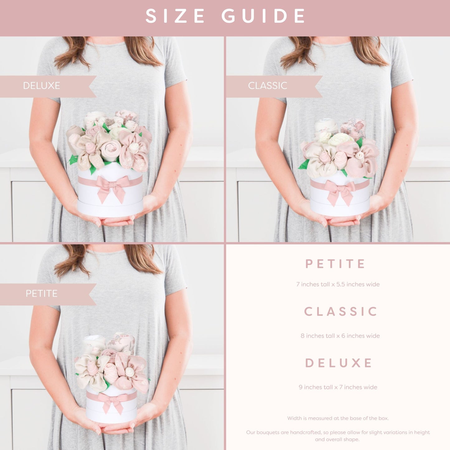 Heirloom Garden Baby Girl Gift Box Bouquets
