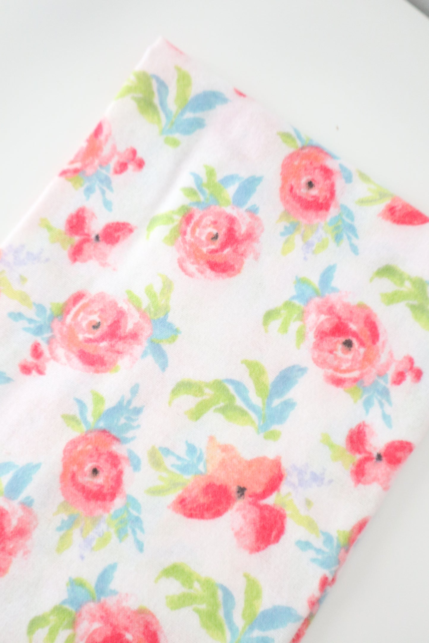 Coral Floral Baby Gift Set Bouquet