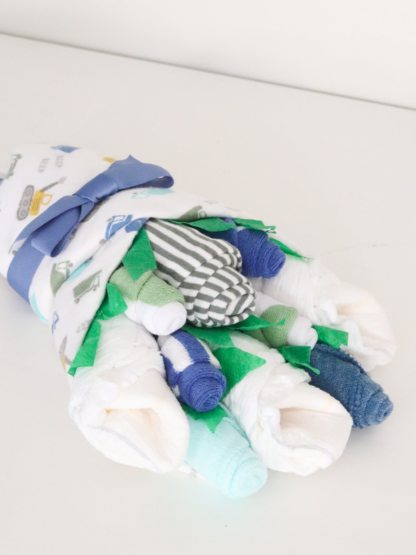 Construction Trucks Baby Boy Gift Set