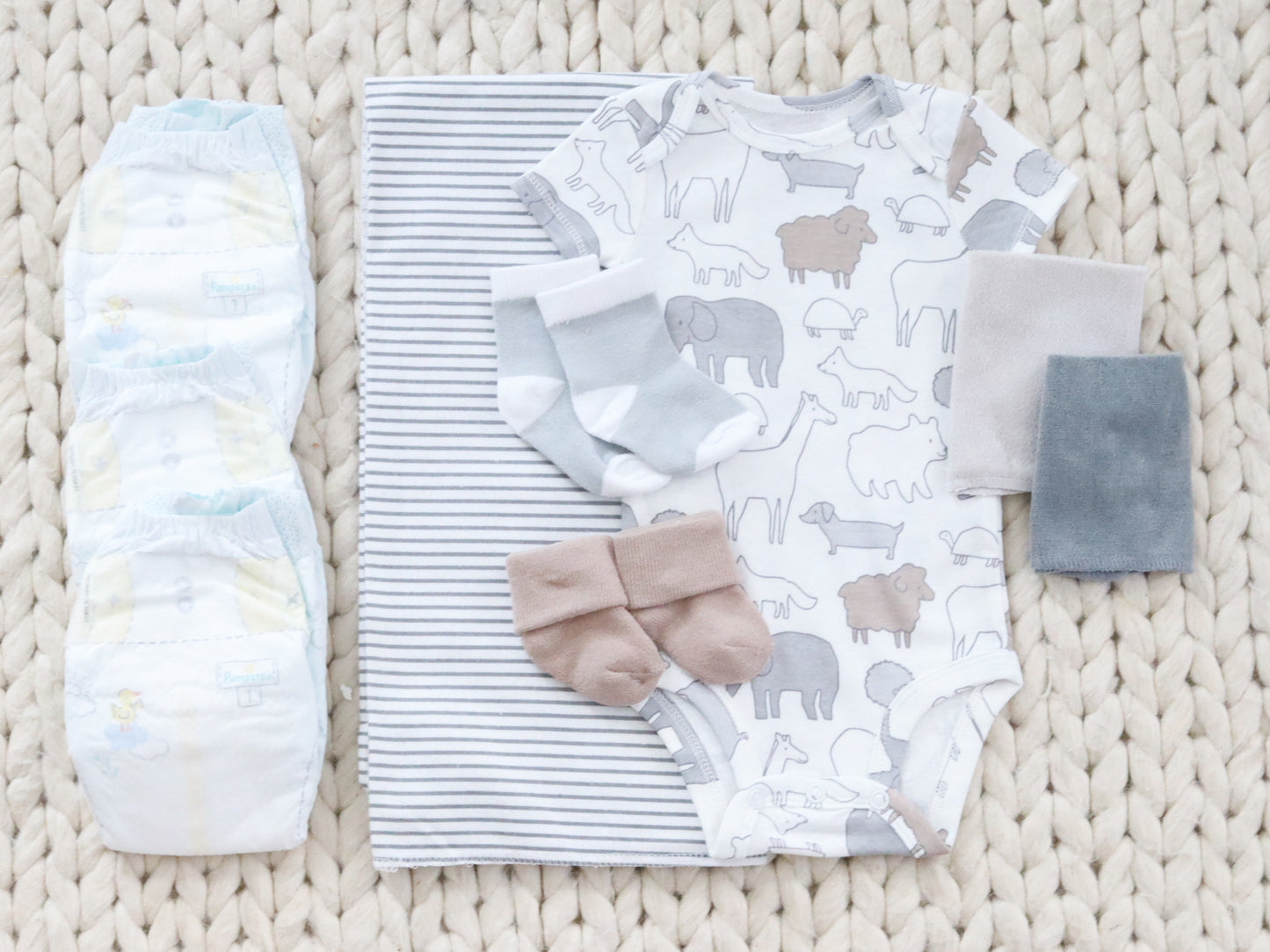Neutral Safari Baby Gift Set