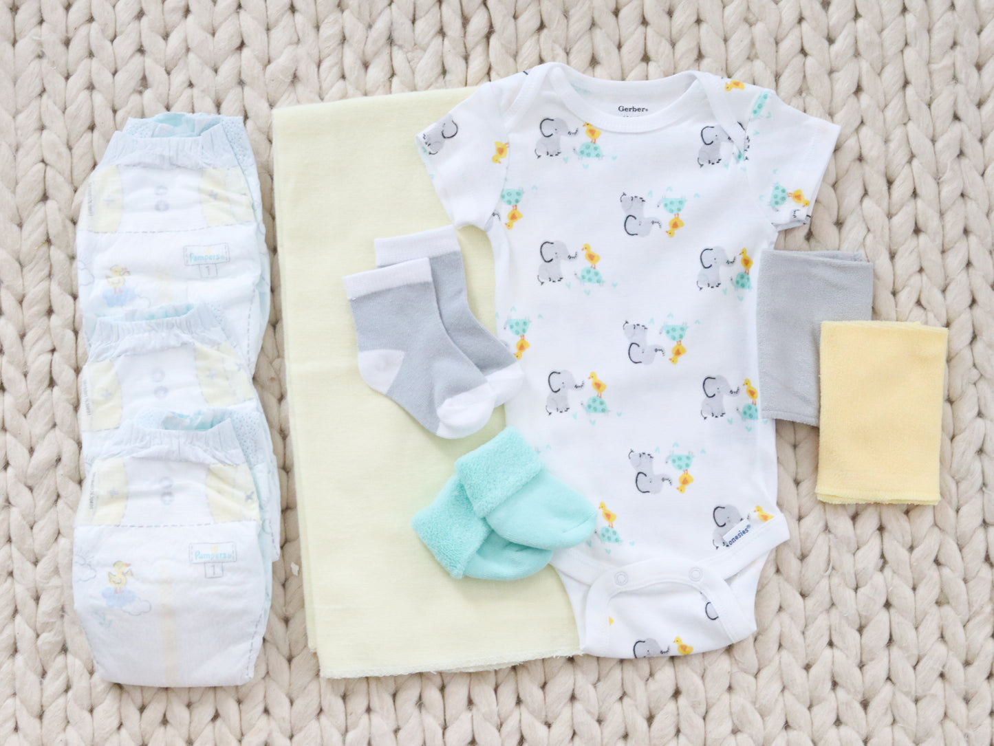 Baby Animals Neutral Gift Set