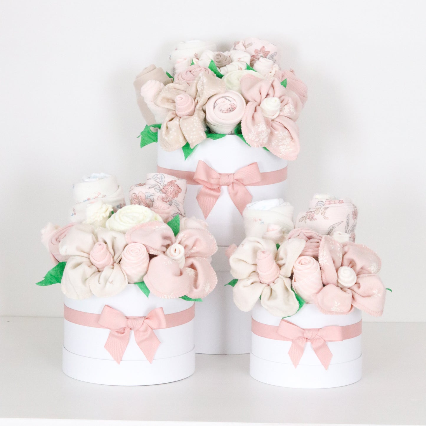 Heirloom Garden Baby Girl Gift Box Bouquets