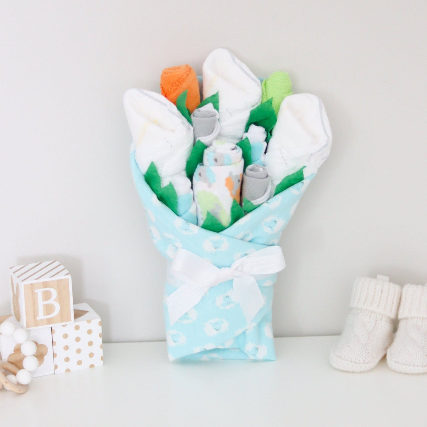 Aqua Sheep Baby Gift Set - Baby Blossom Company