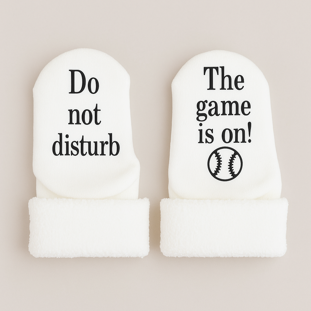 Do Not Disturb Baseball Socks