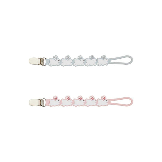Bunny Silicone Paci Strap - Baby Blossom Company