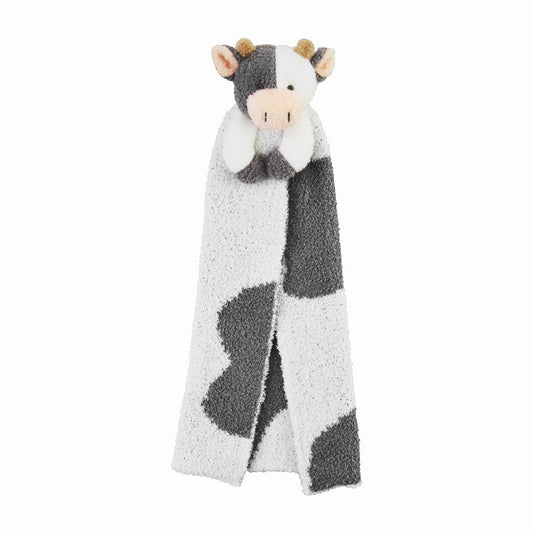 Cow Chenille Lovey Blanket - Baby Blossom Company