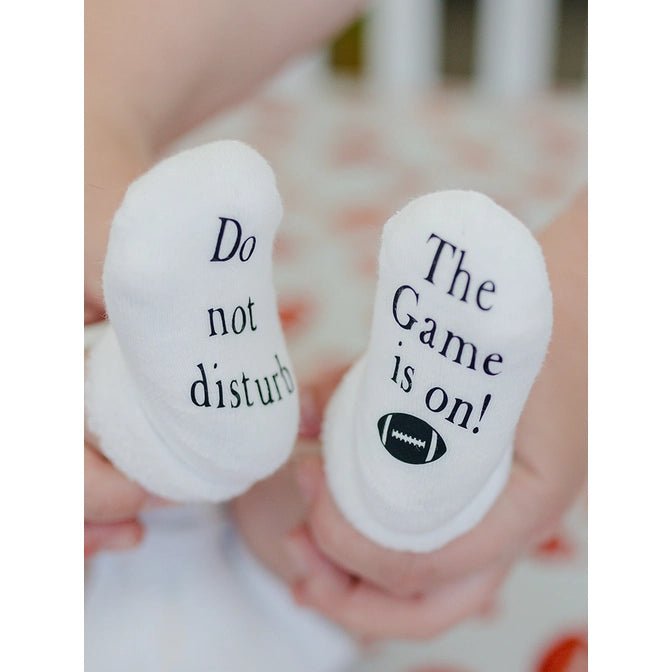 Do Not Disturb Football Socks - Baby Blossom Company