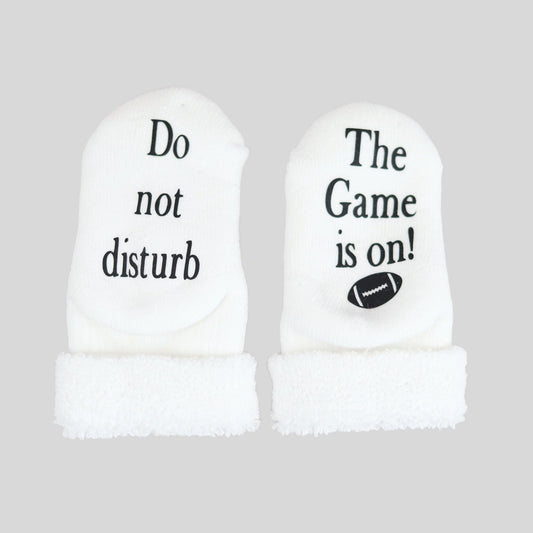 Do Not Disturb Football Socks - Baby Blossom Company