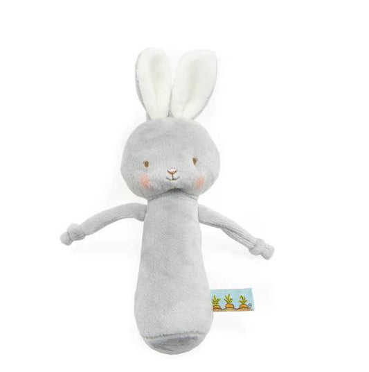 Friendly Chime Rattle - Gray Bunny - Baby Blossom Company