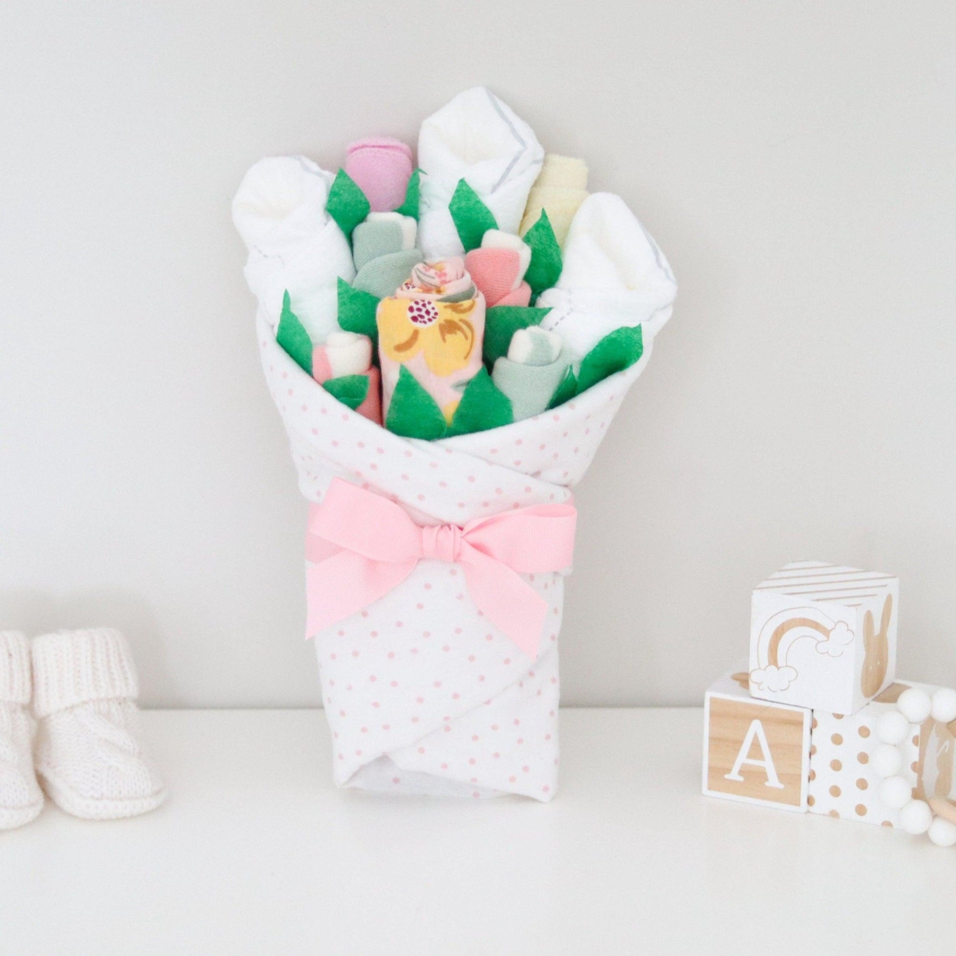 Golden Floral Baby Gift Set - Baby Blossom Company