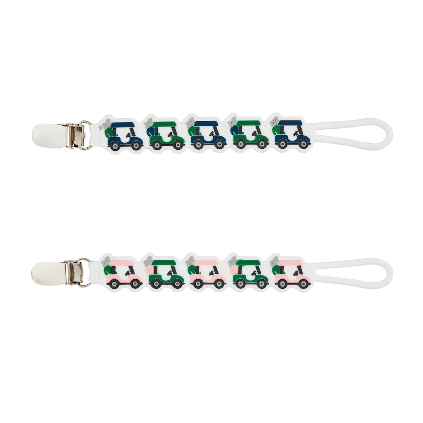 Golf Cart Silicone Paci Strap - Baby Blossom Company