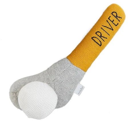 Golf Knit Rattles - Baby Blossom Company