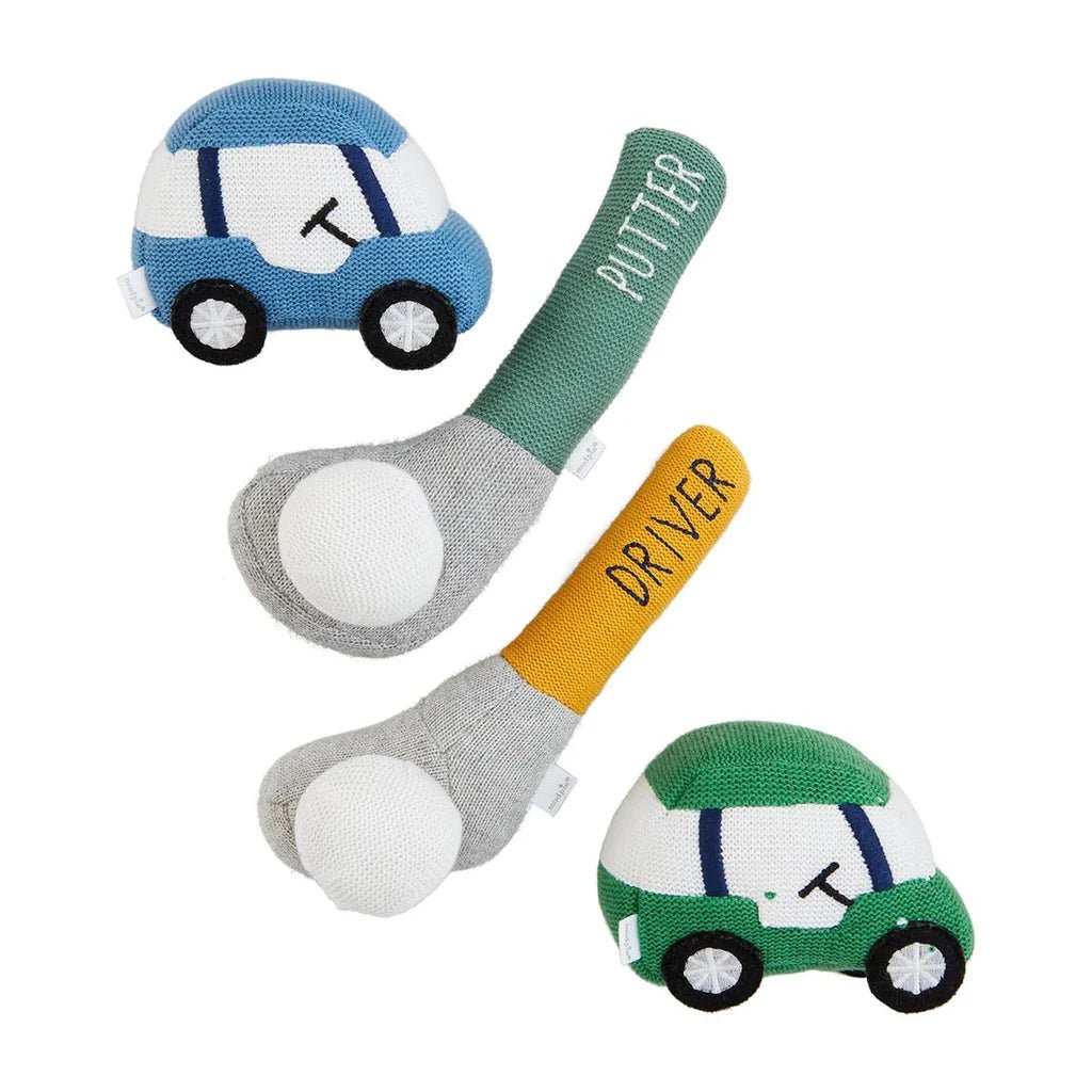 Golf Knit Rattles - Baby Blossom Company