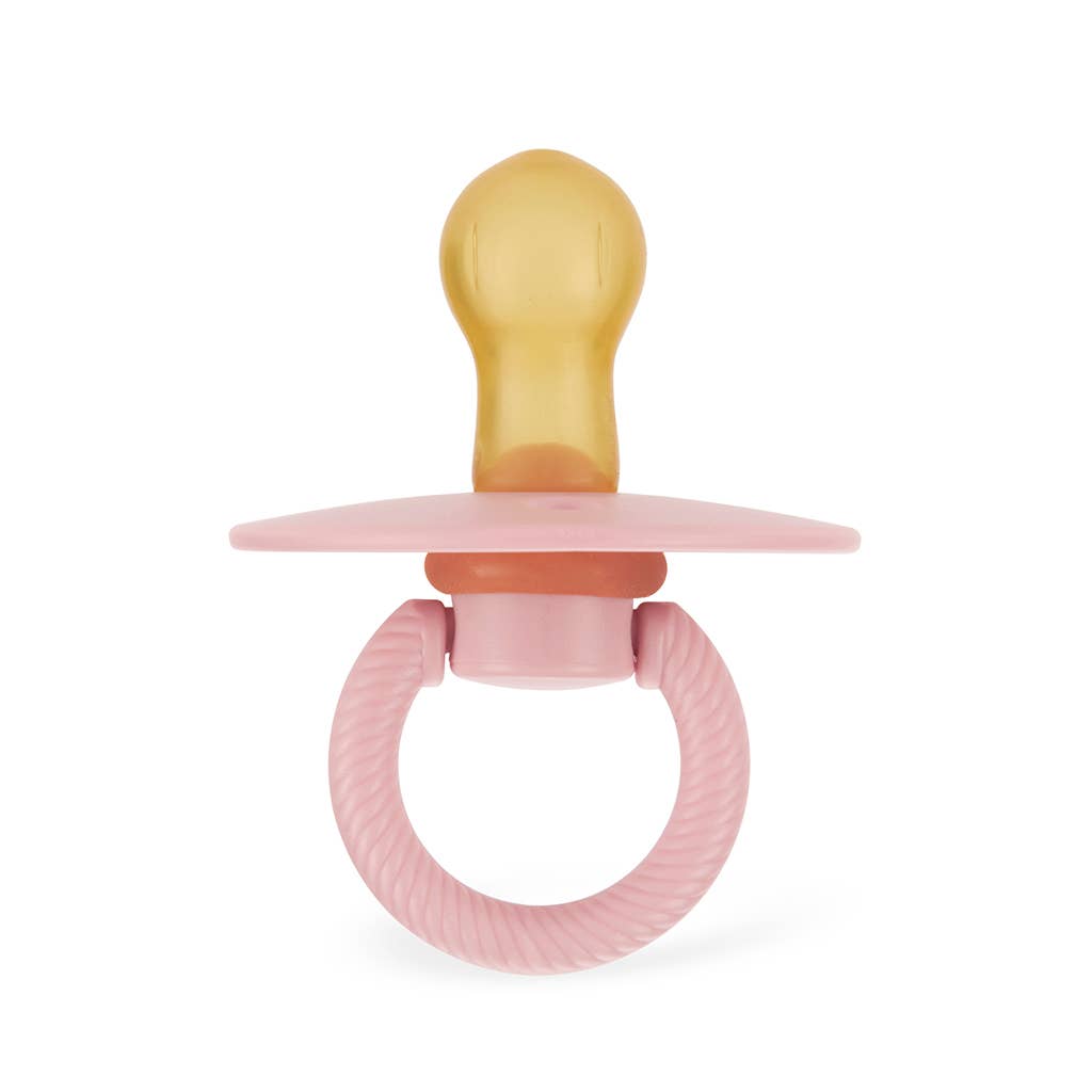 Itzy Soother™ Natural Rubber Paci Set: Blossom + Rosewood - Baby Blossom Company
