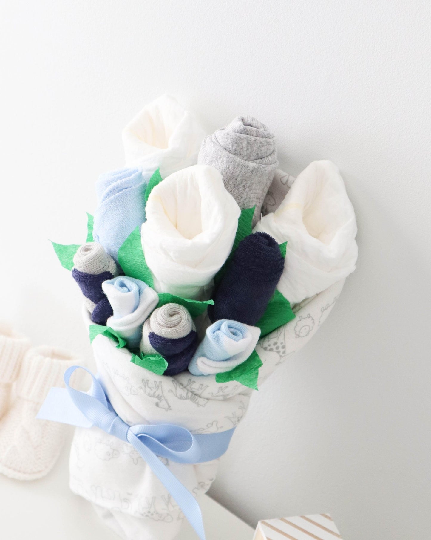 Navy Elephant Baby Gift Set - Baby Blossom Company