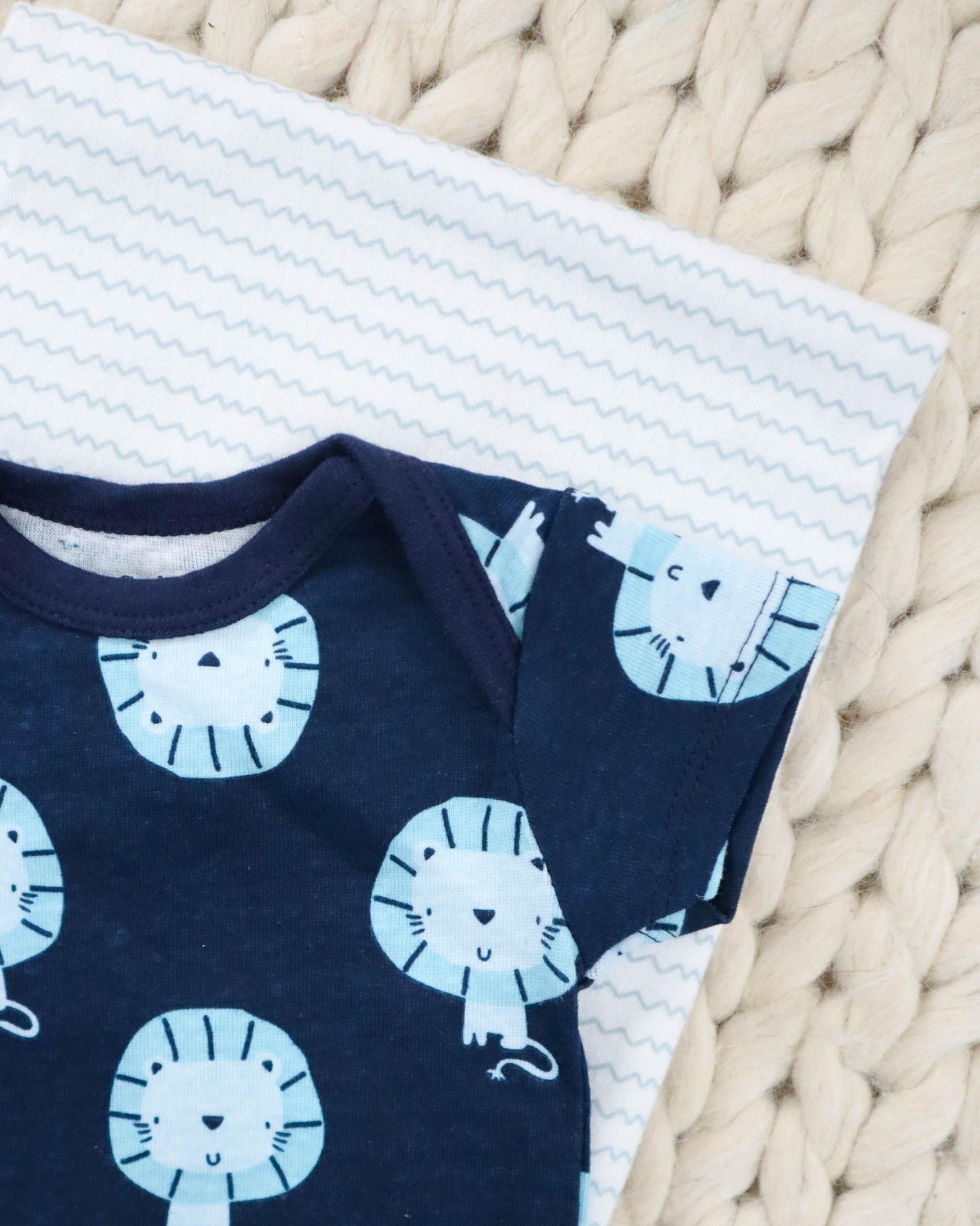 Navy Lion Baby Gift Set - Baby Blossom Company