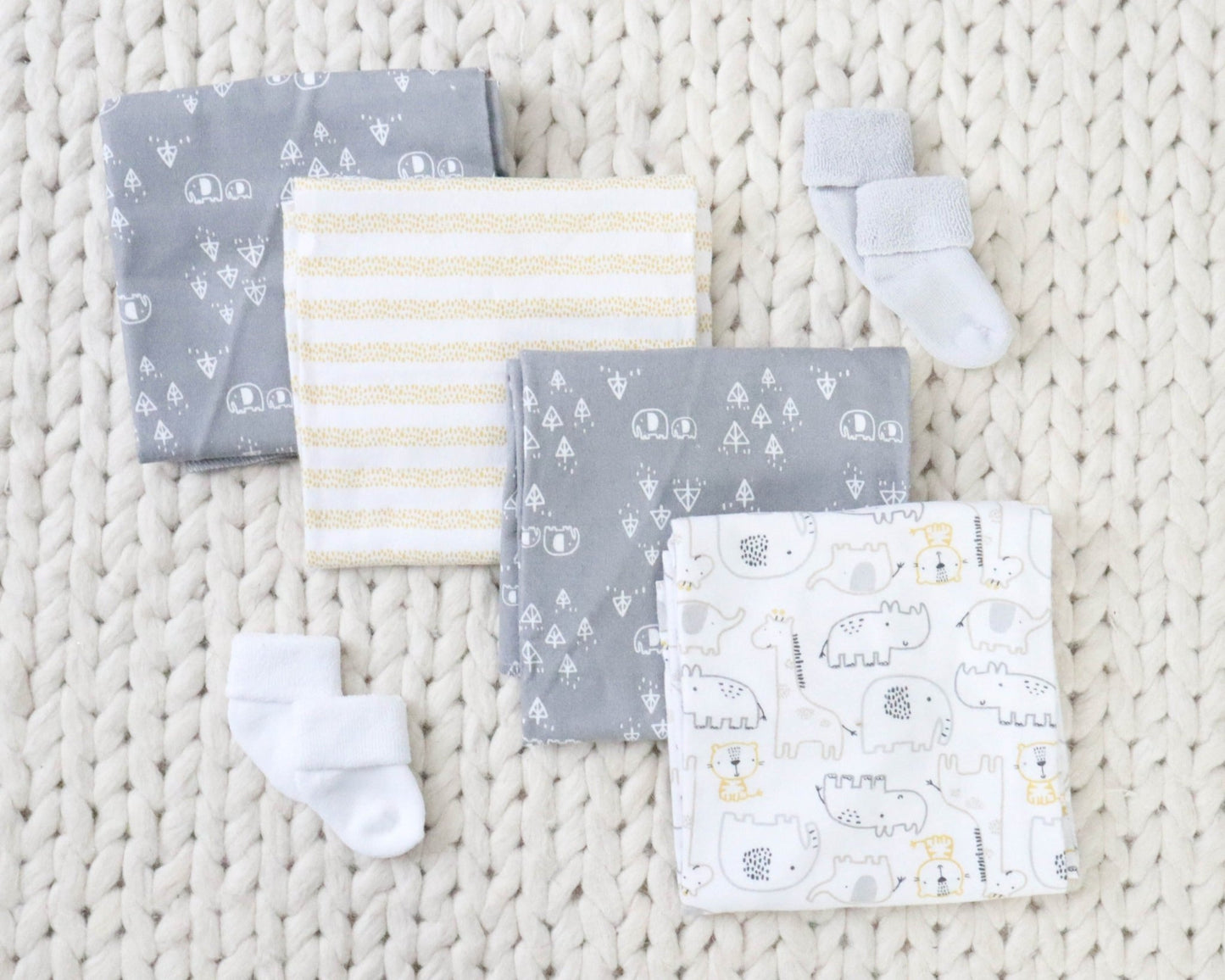 Neutral Jungle Baby Gift Set - Baby Blossom Company