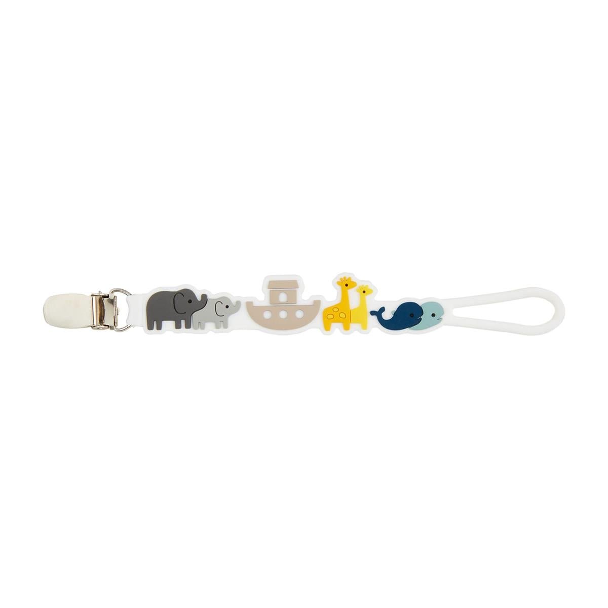 Noah's Ark Silicone Pacifier Clip - Baby Blossom Company