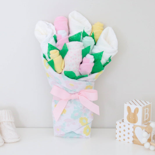 Pastel Floral Baby Gift Set - Baby Blossom Company