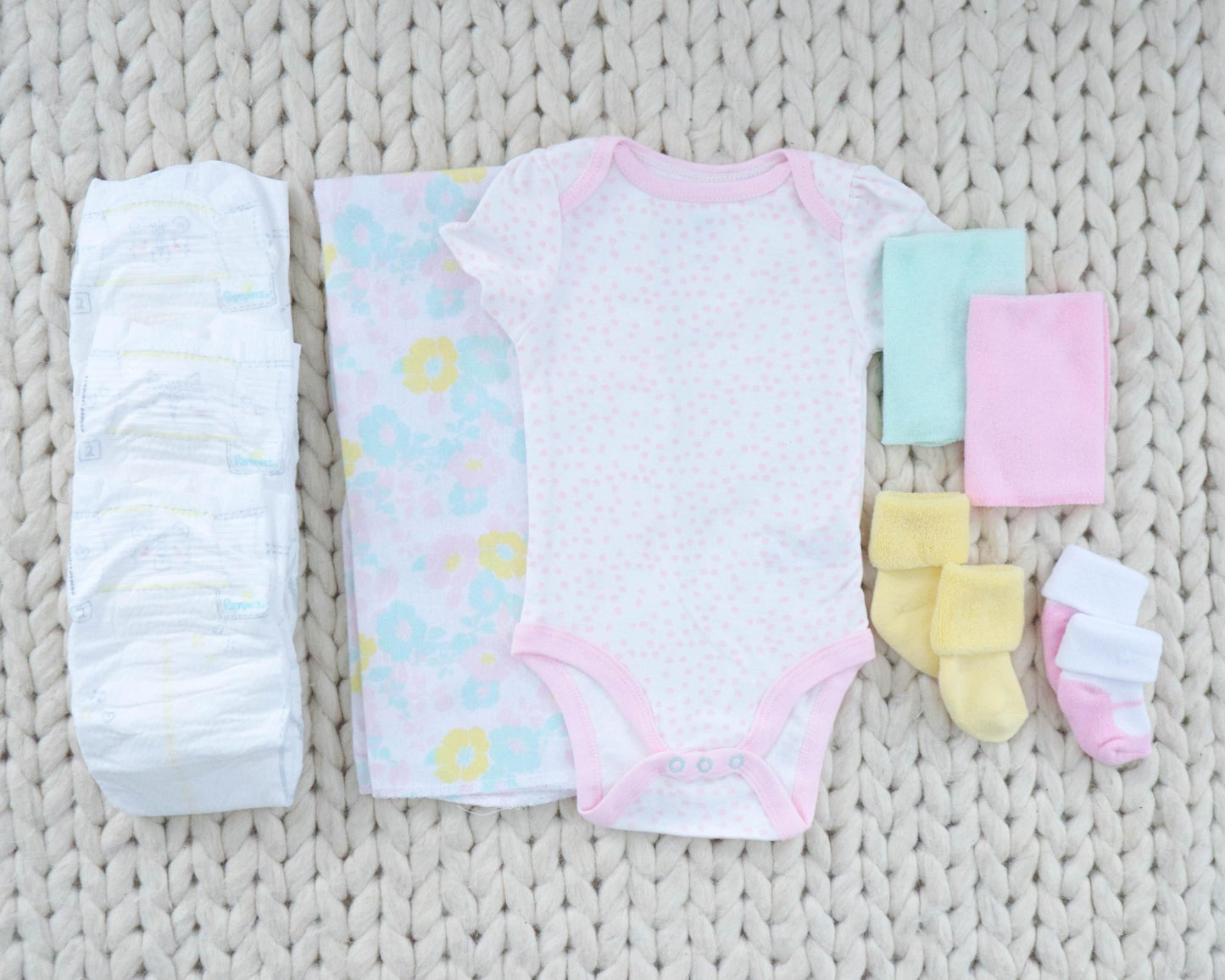 Pastel Floral Baby Gift Set - Baby Blossom Company