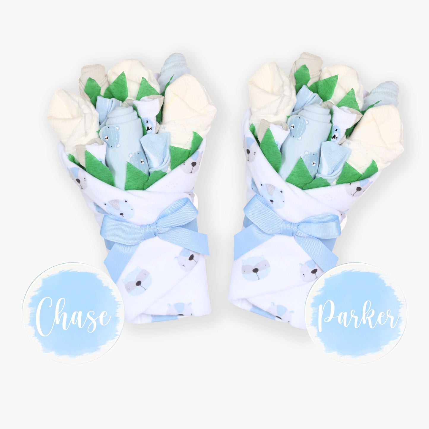 Personalized Twin Baby Gift Set - Baby Blossom Company