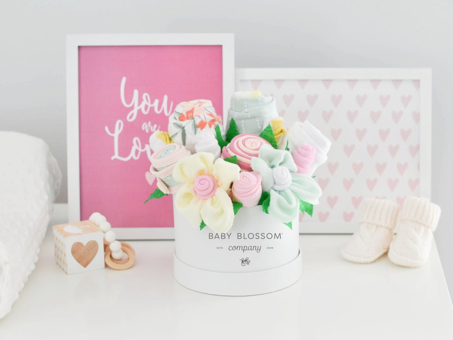 Spring Meadow Baby Gift Box Bouquets - Baby Blossom Company