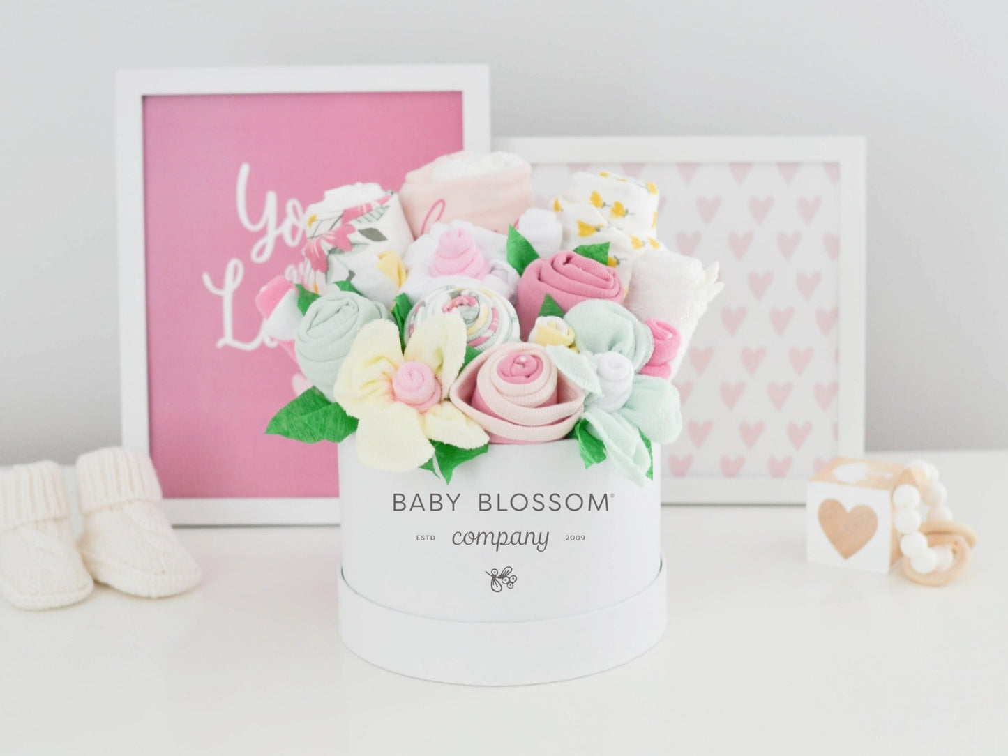 Spring Meadow Baby Gift Box Bouquets - Baby Blossom Company