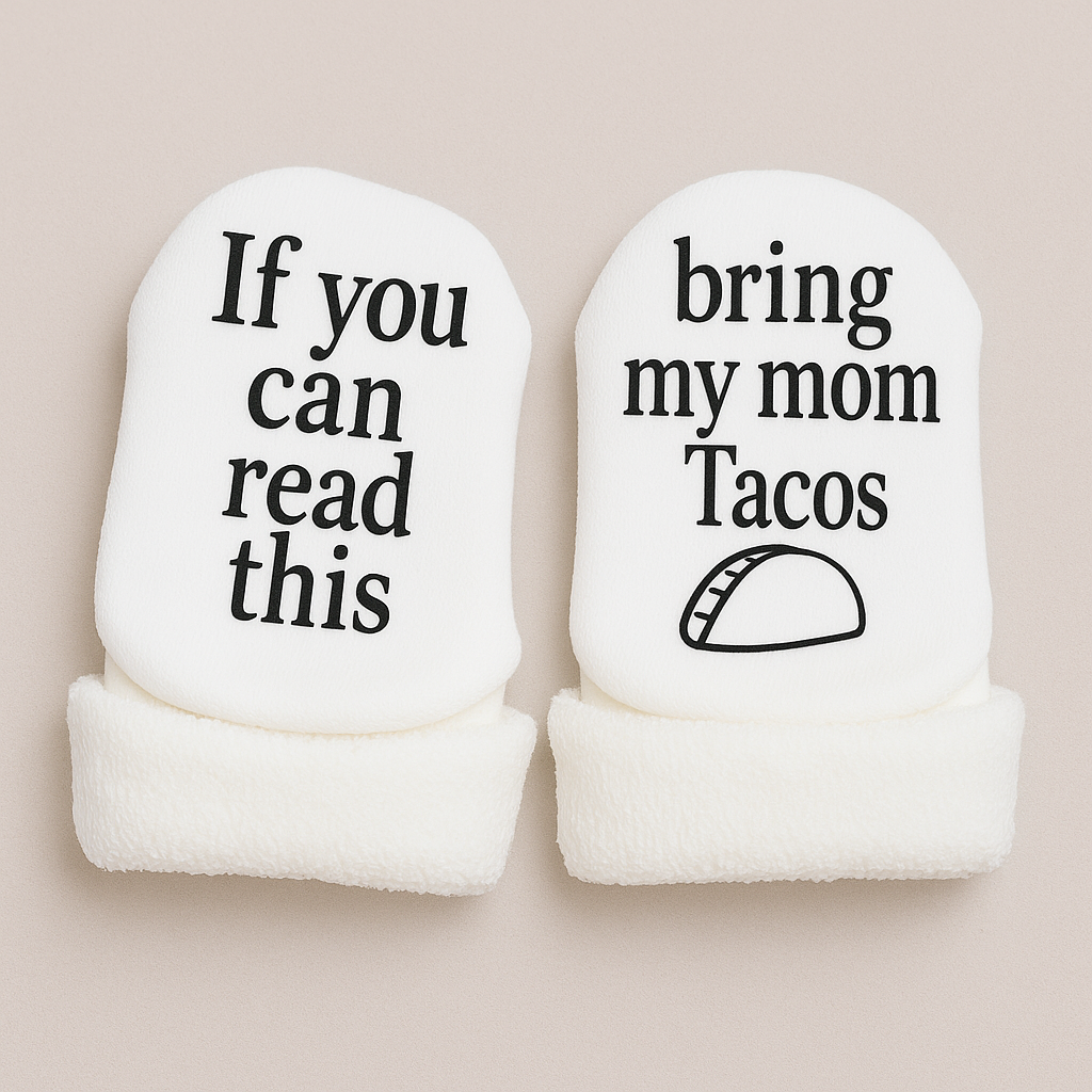 Bring My Mom Tacos Socks