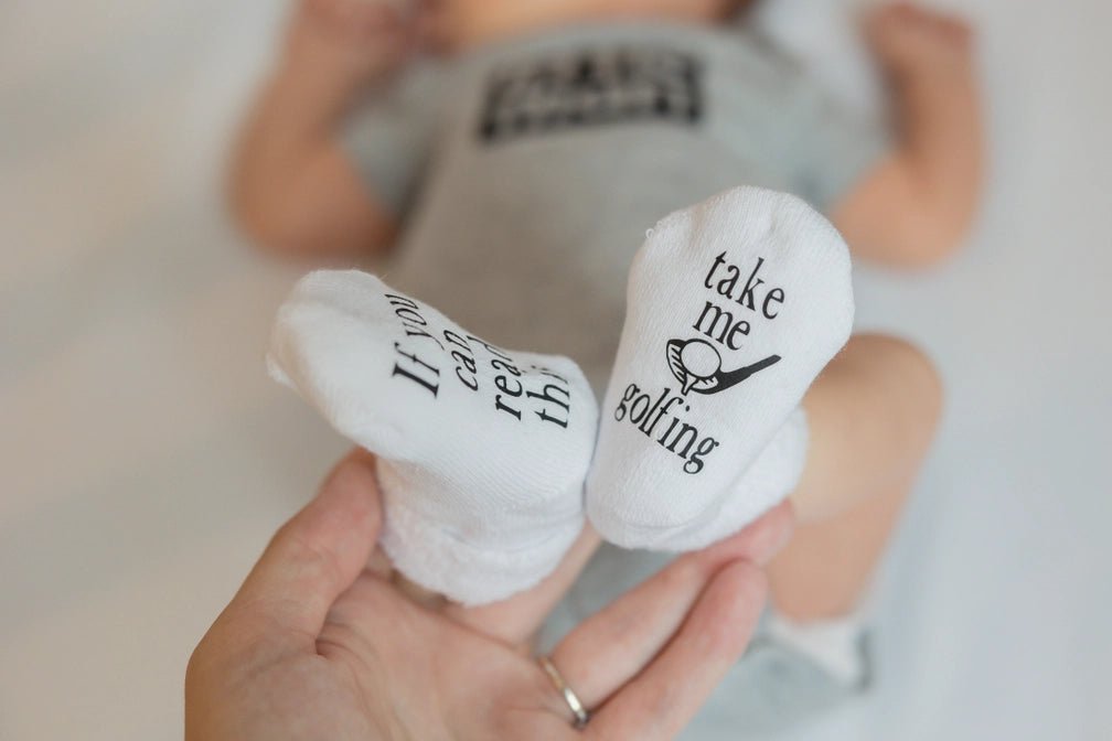 Take Me Golfing Socks - Baby Blossom Company