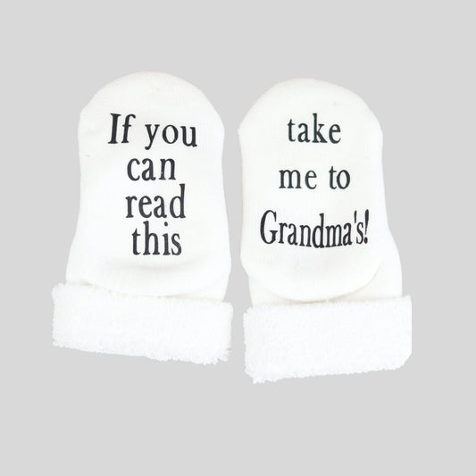 Take Me to Grandma's Socks - Baby Blossom Company