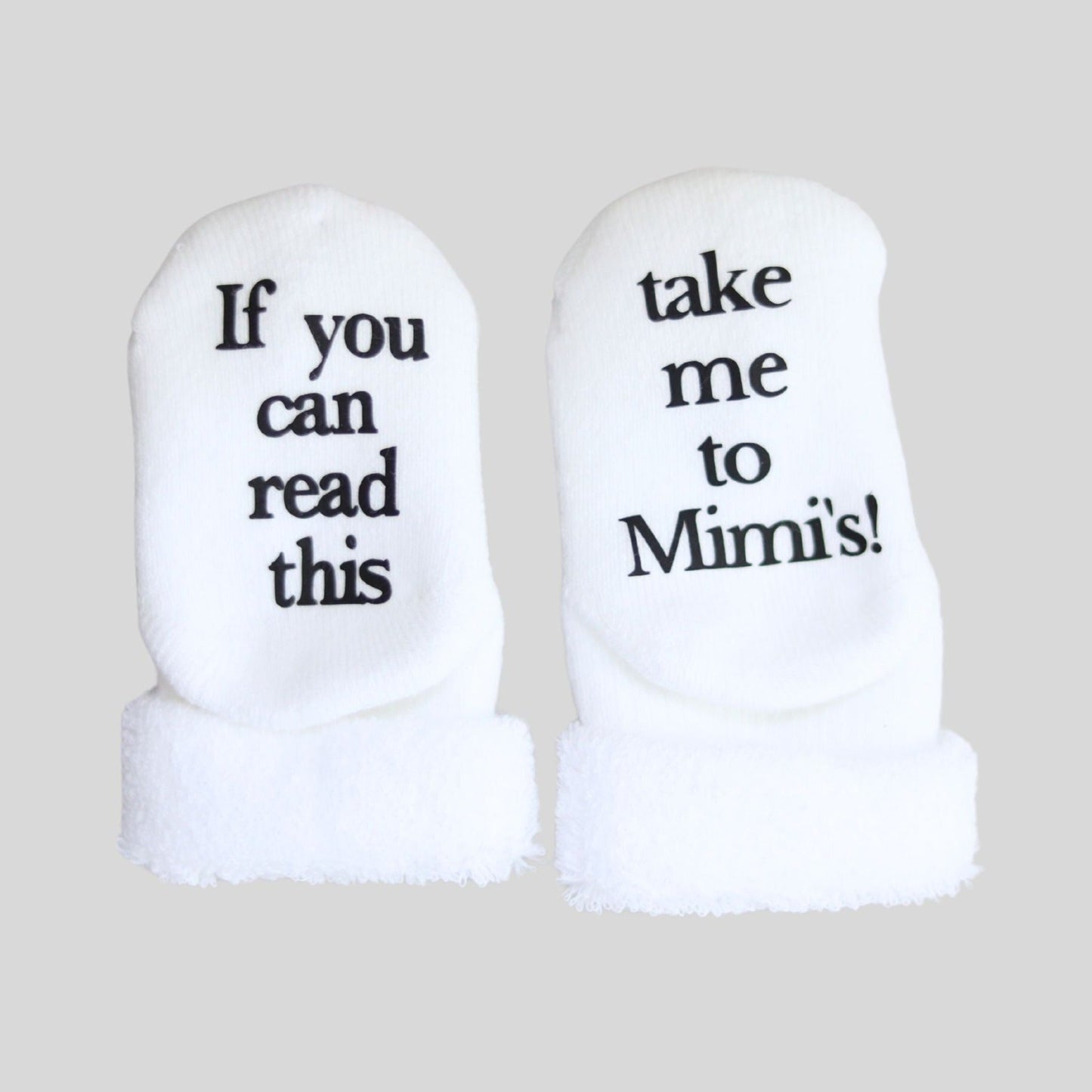 Take Me to Mimi's Socks - Baby Blossom Company
