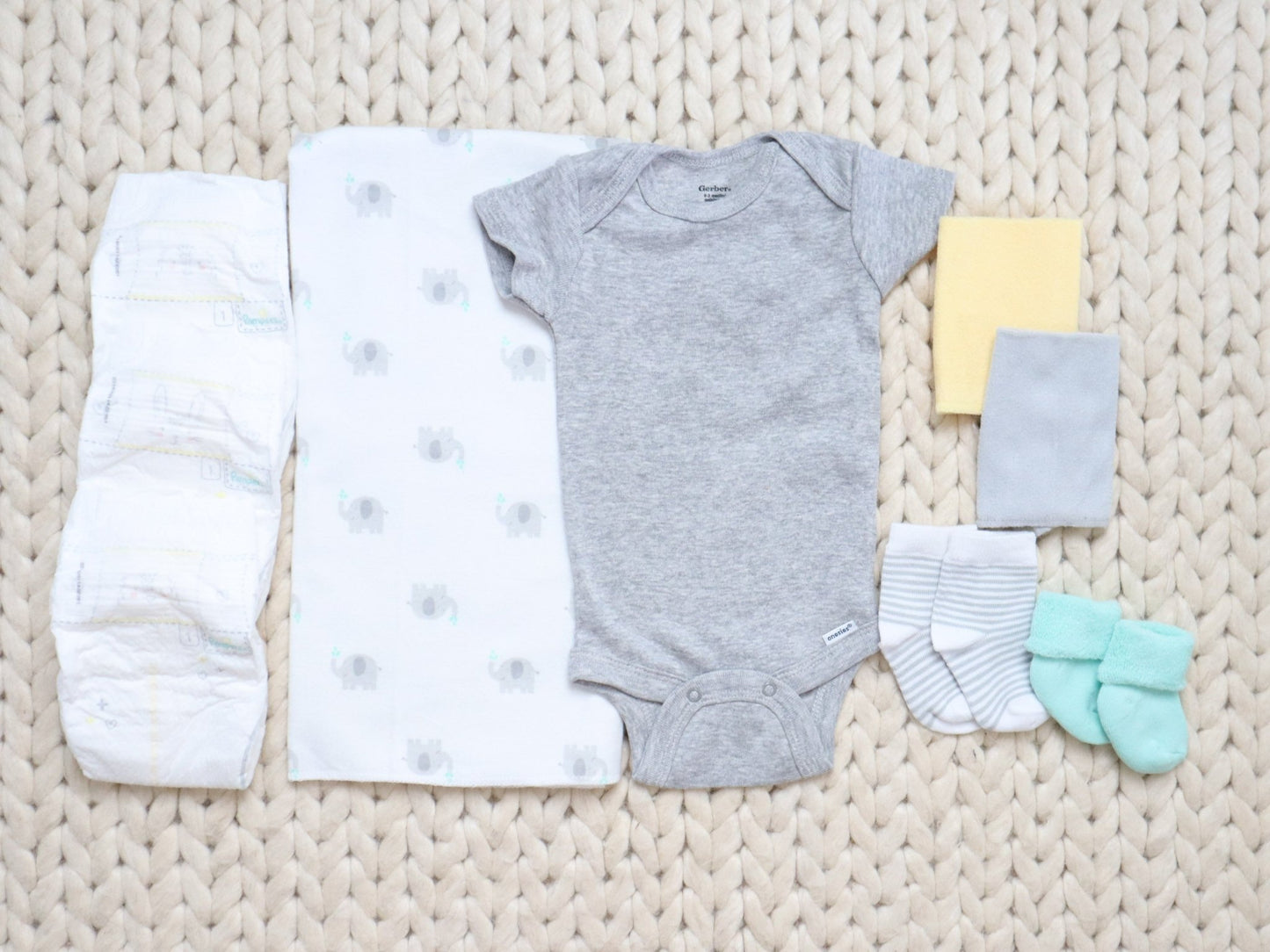 Tiny Elephants Baby Gift Set - Baby Blossom Company