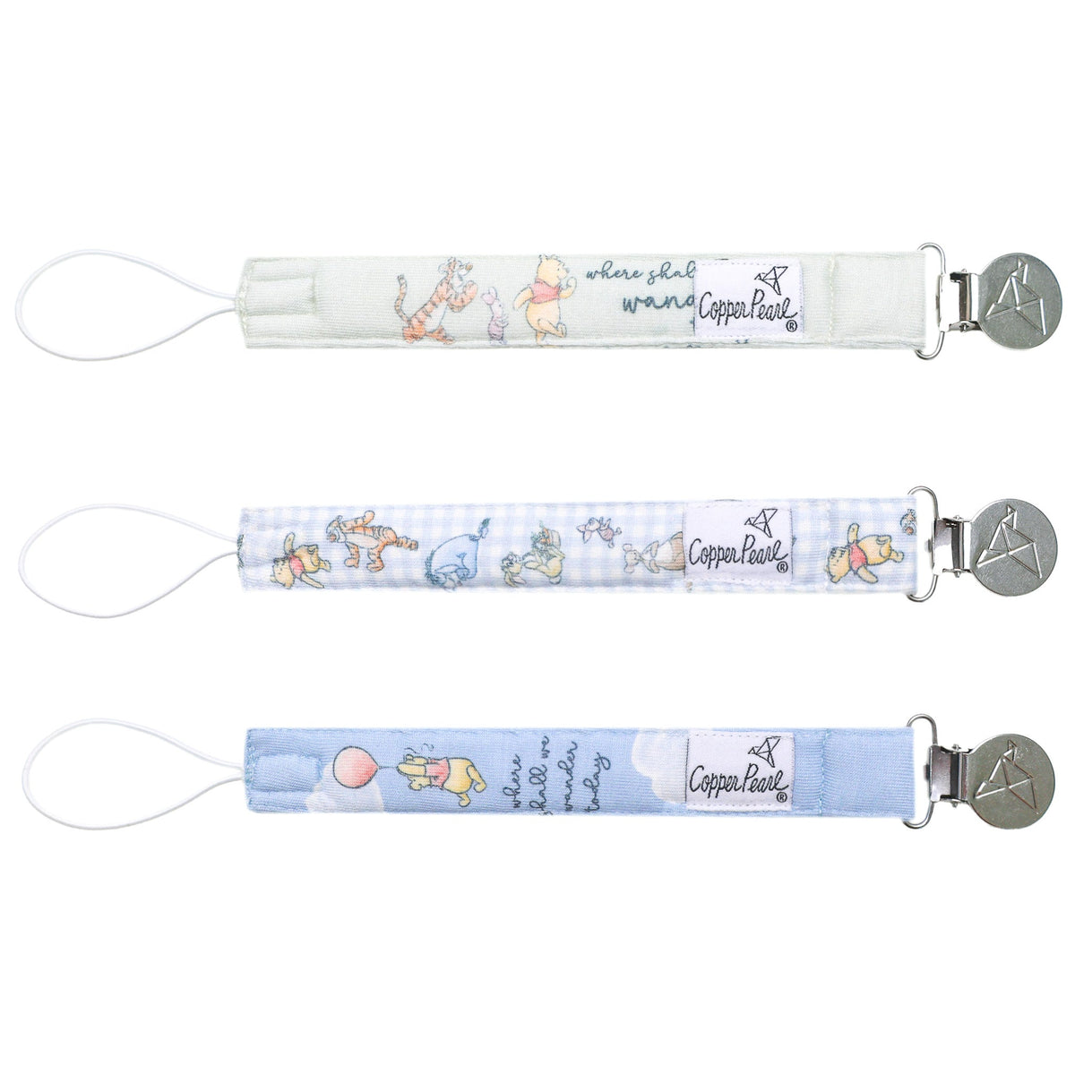 Pacifier Clips - Hundred Acre Wood