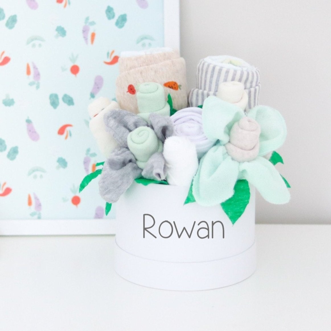 Veggie Garden Baby Bouquet Gift Set - Baby Blossom Company