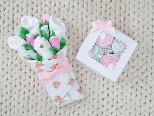 Watercolor Roses Baby Gift Set - Baby Blossom Company