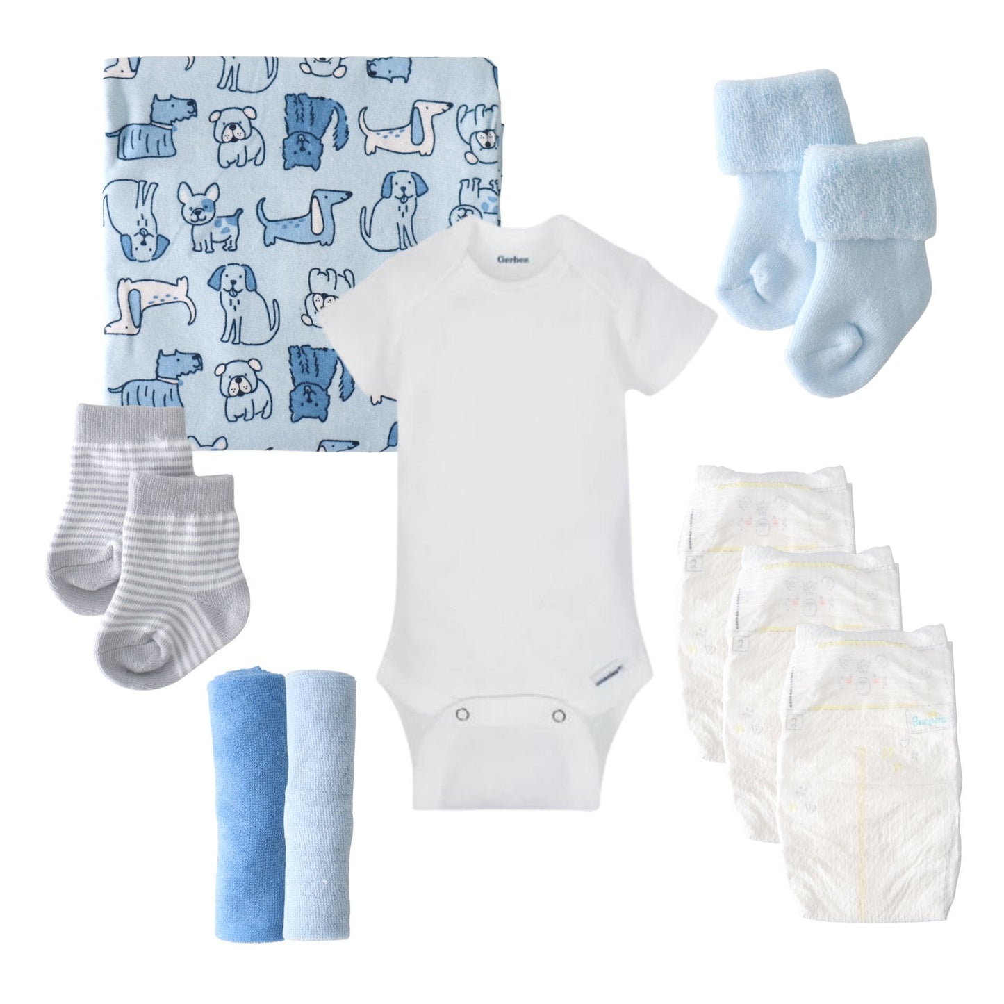 Welcome Baby Boy Gift Bundle - Baby Blossom Company