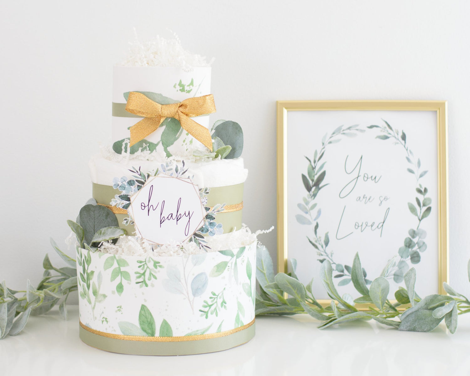 Greenery Baby Shower Decorations & Gifts  - Baby Blossom Company