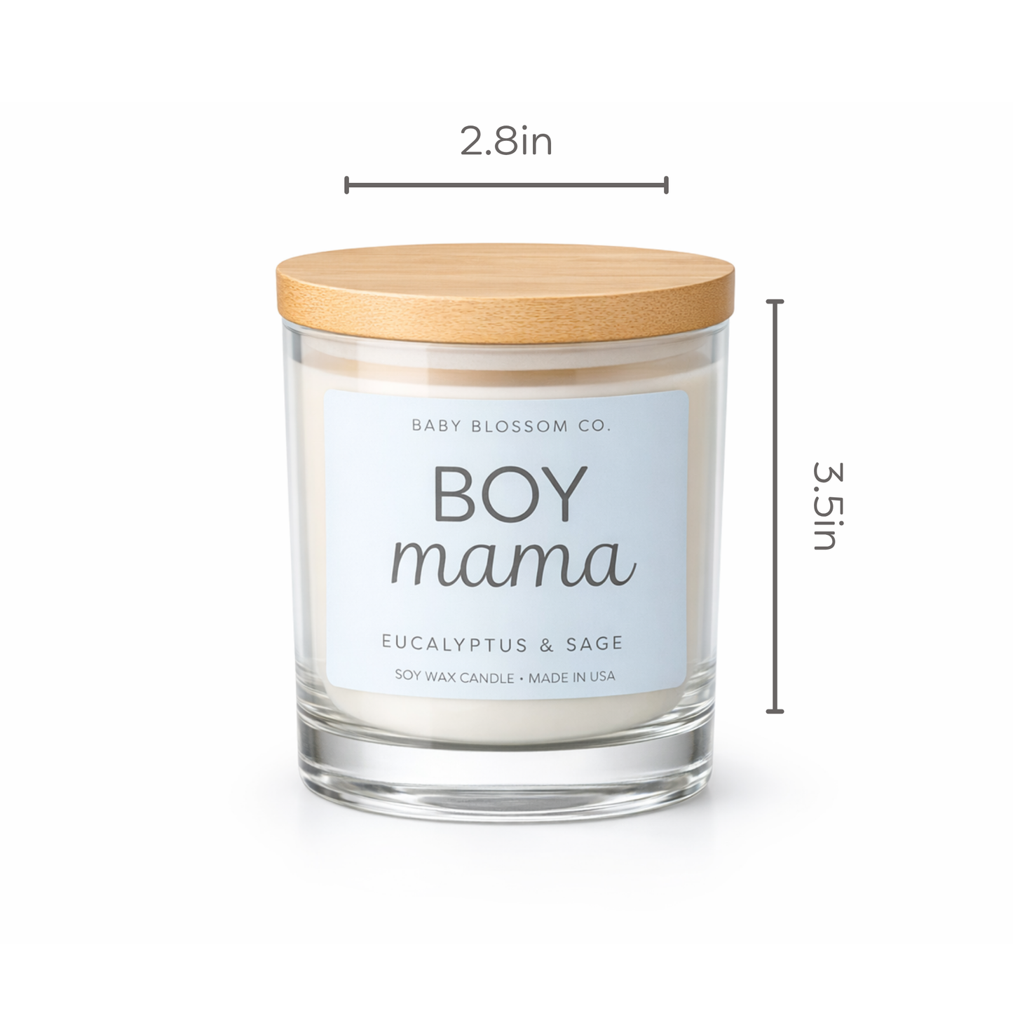 Boy Mama Candle