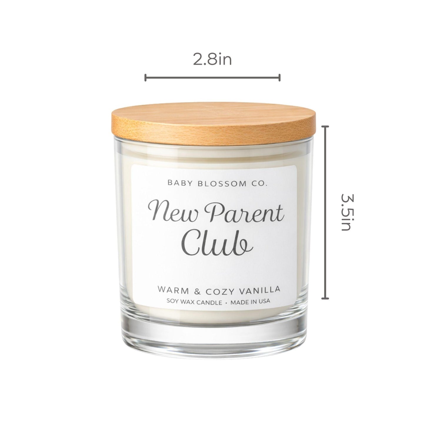 New Parent Club Candle