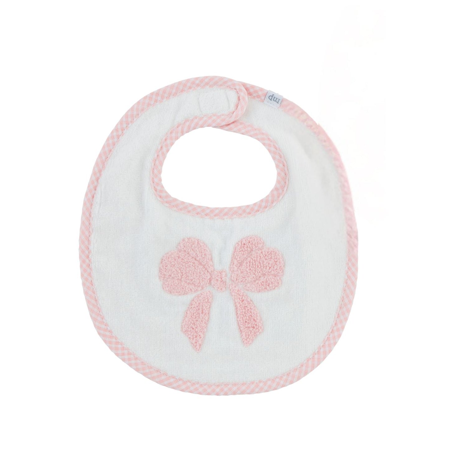 Pink Bow Bib