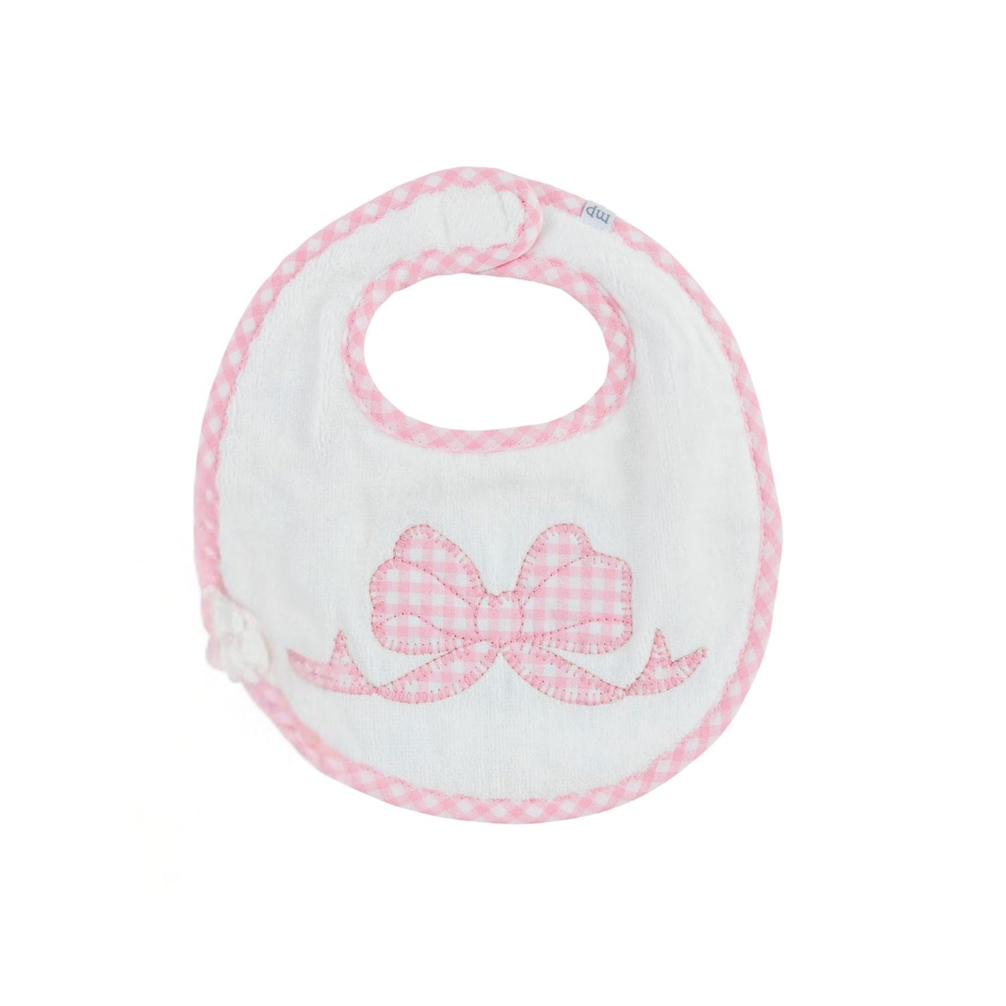 Pink Bow Bib