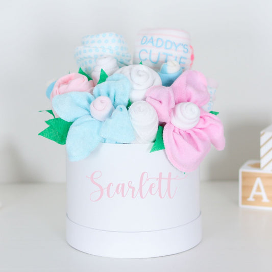 Flamingo Baby Girl Bouquet Gift Set