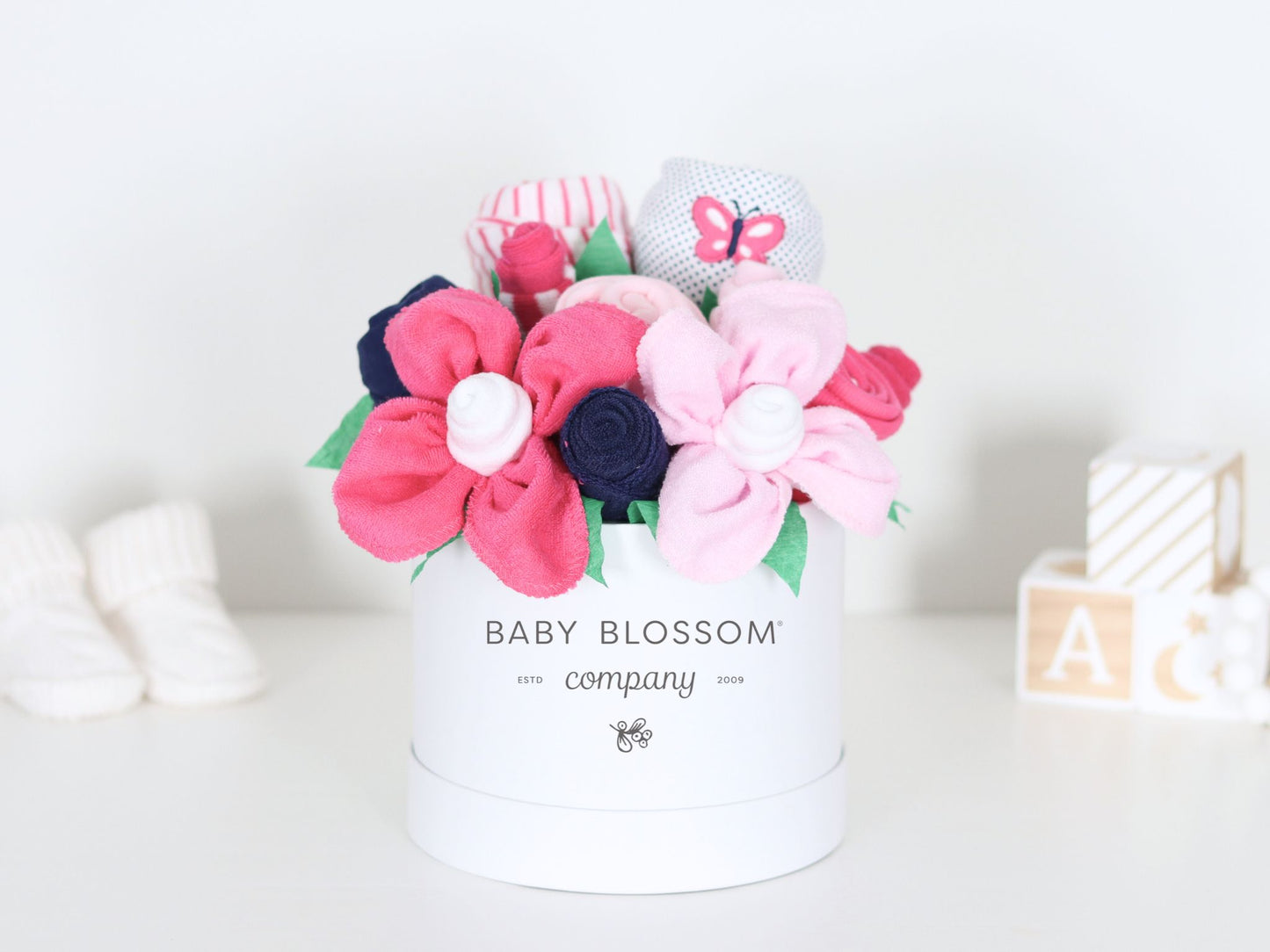 Daddy's Butterfly Baby Girl Bouquet Gift Set