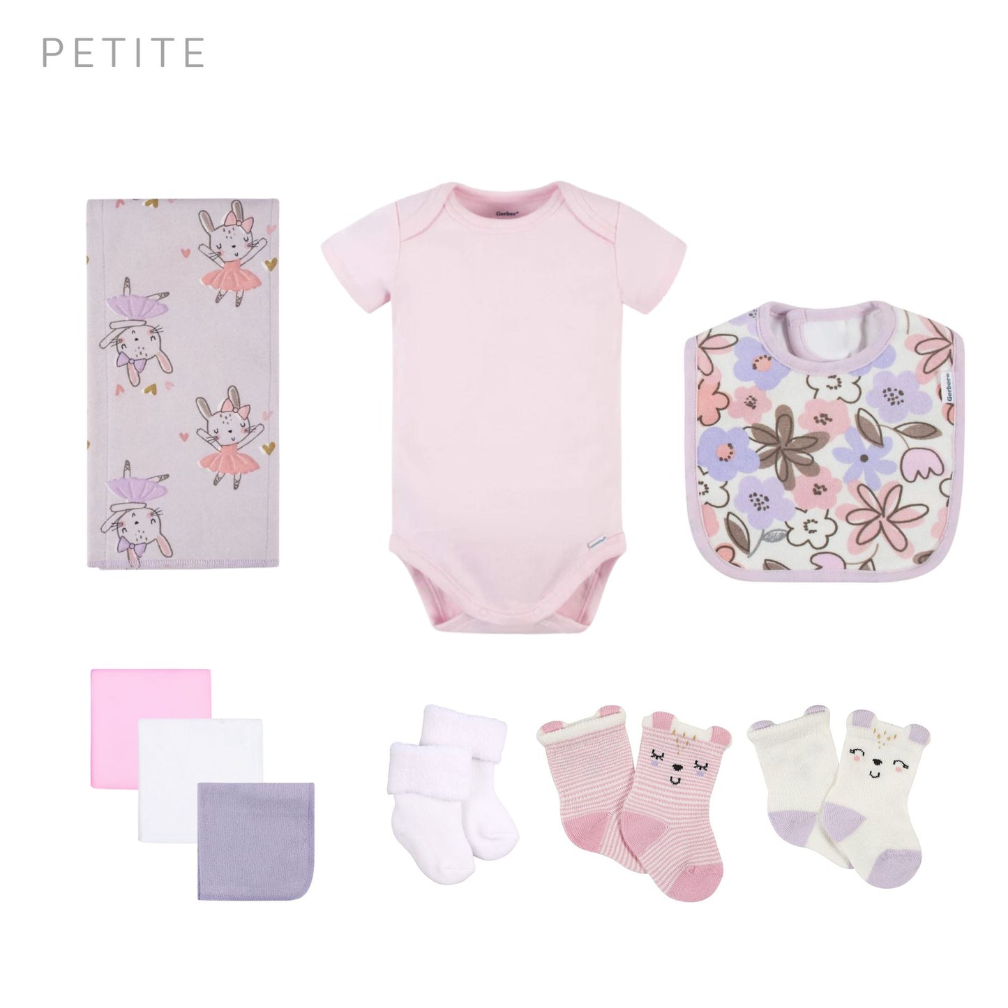 petite baby girl gift box bunny ballerina clothing