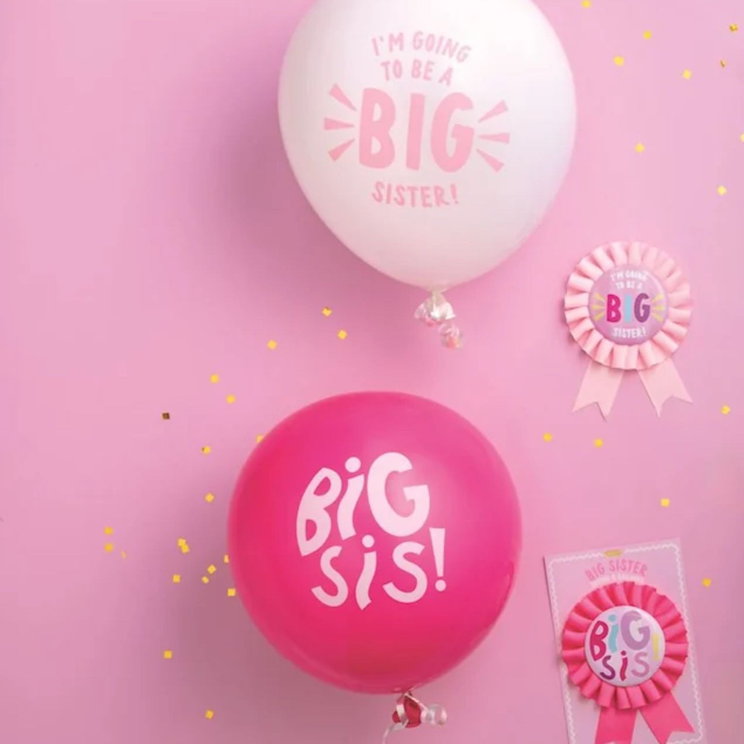Big Sister Pin & Balloon Set