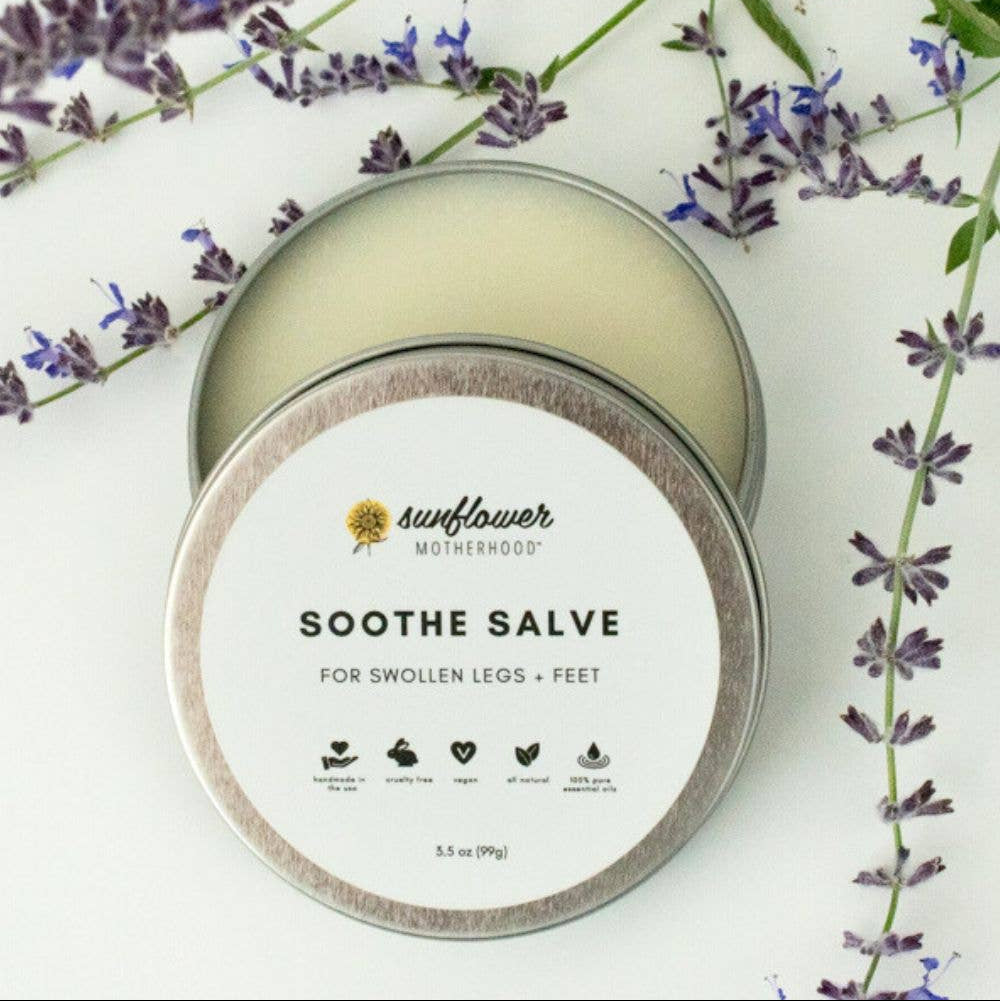 Soothe Salve for Swollen Legs + Feet For Pregnant Moms