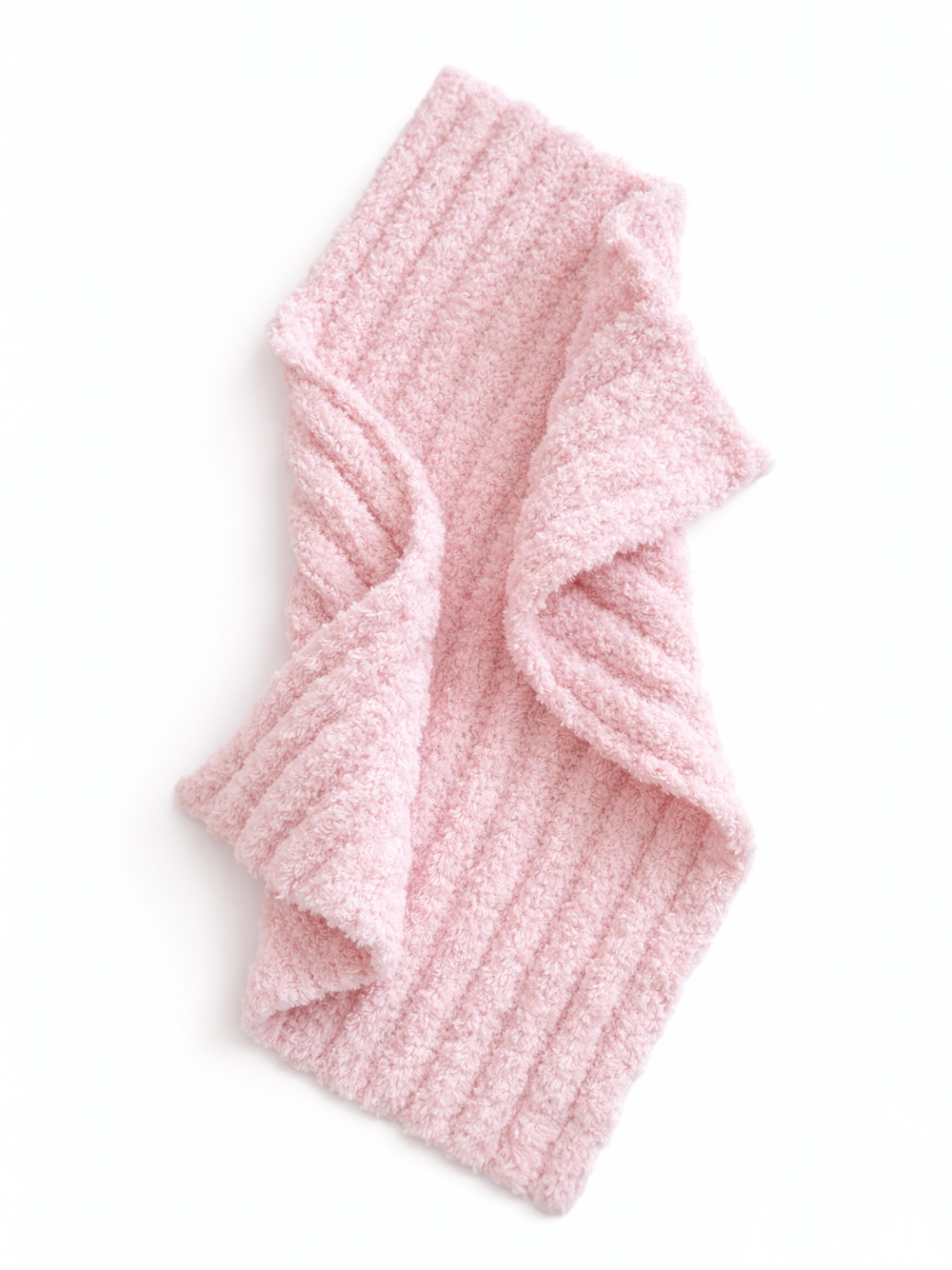 Wave Mini Blanket, Baby Pink