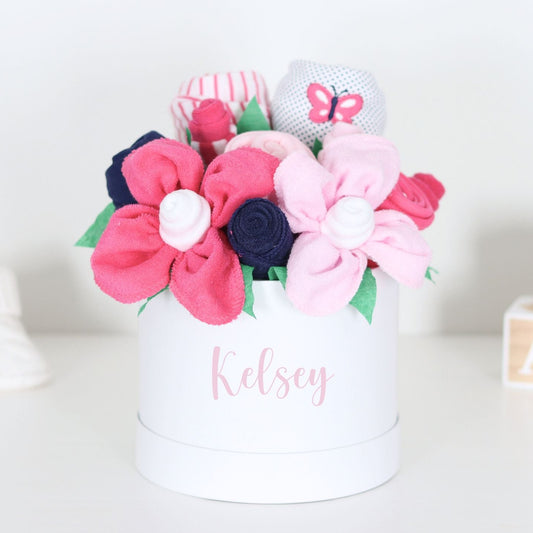 Daddy's Butterfly Baby Girl Bouquet Gift Set